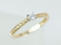 Pierścionek z brylantem - Model PB11 pierścionek zaręczynowy, pierścionek z brylantem, pierścionek ze złota, pierścionek na urodziny, pierścionek na prezent